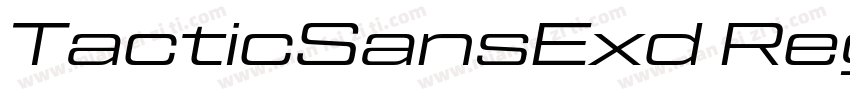 TacticSansExd Reg字体转换